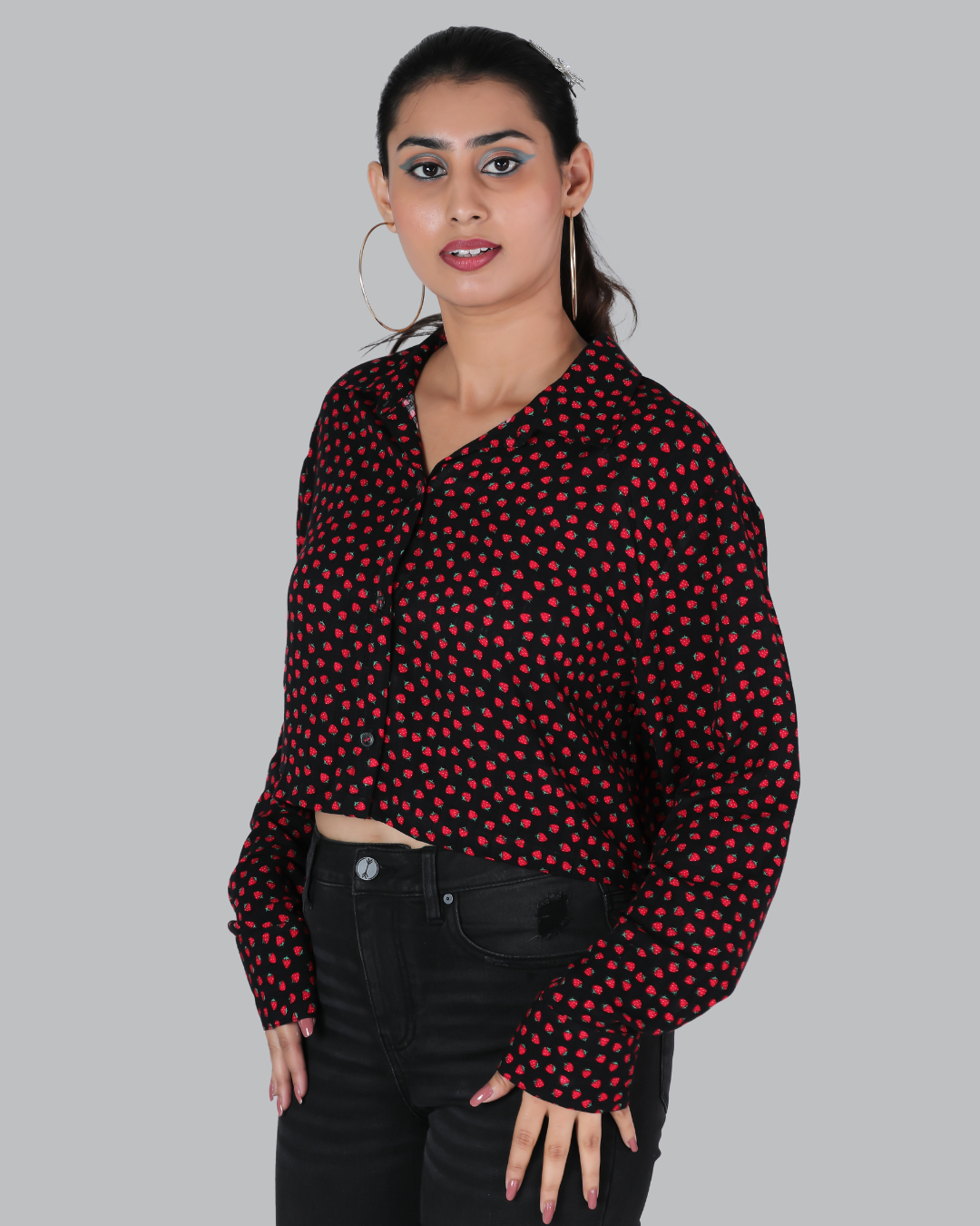 Printed Crop Top