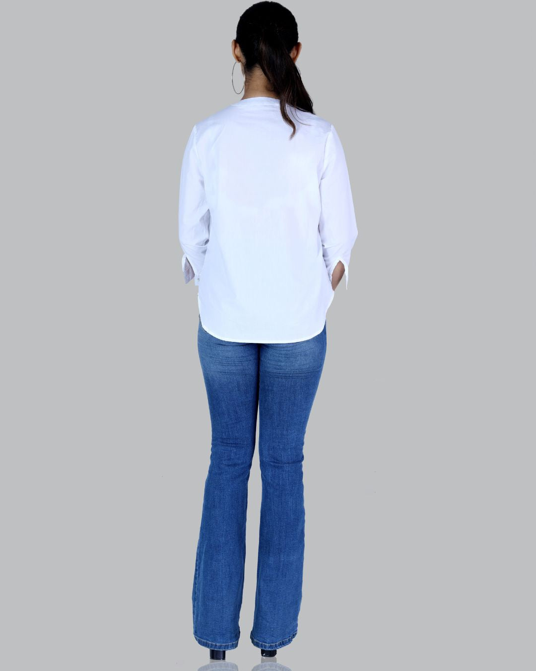 Cotton Long sleeve shirt with Embroidery